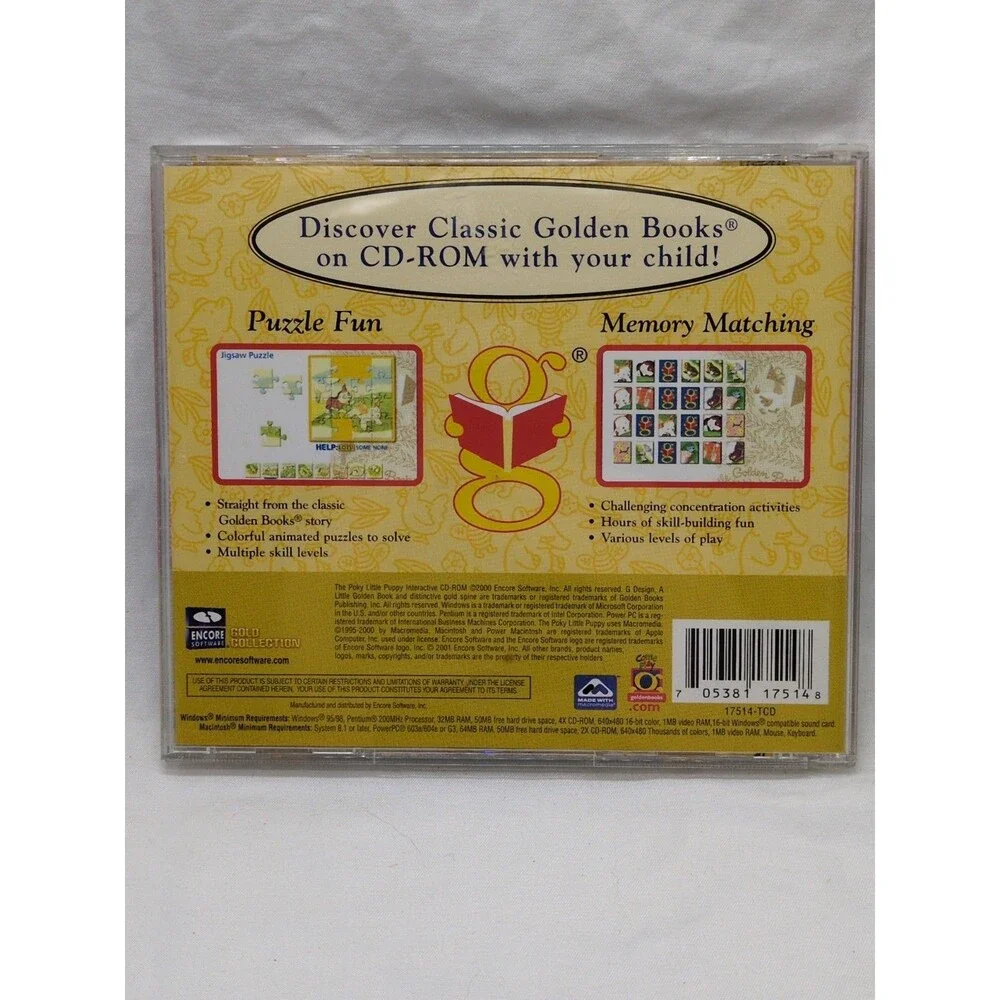 The Poky Little Puppy Interactive Storybook CD